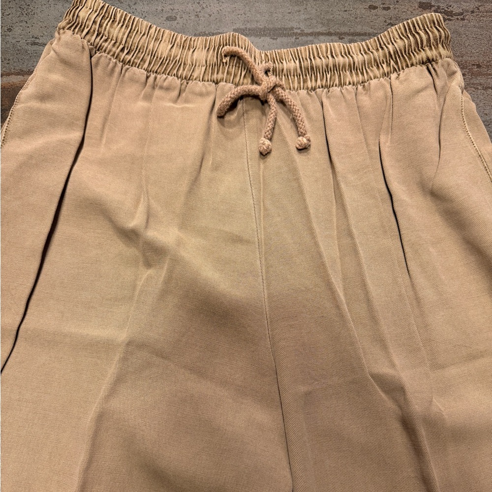 🤎🍄‍🟫GAMMA Los Angeles Mushroom Khaki Rayon Pants NEW